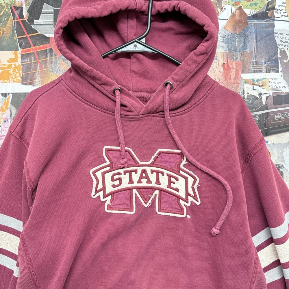 Mississippi State Bulldogs Colosseum Pullover‎ Hoodie Sweatshirt Medium - Picture 2 of 7